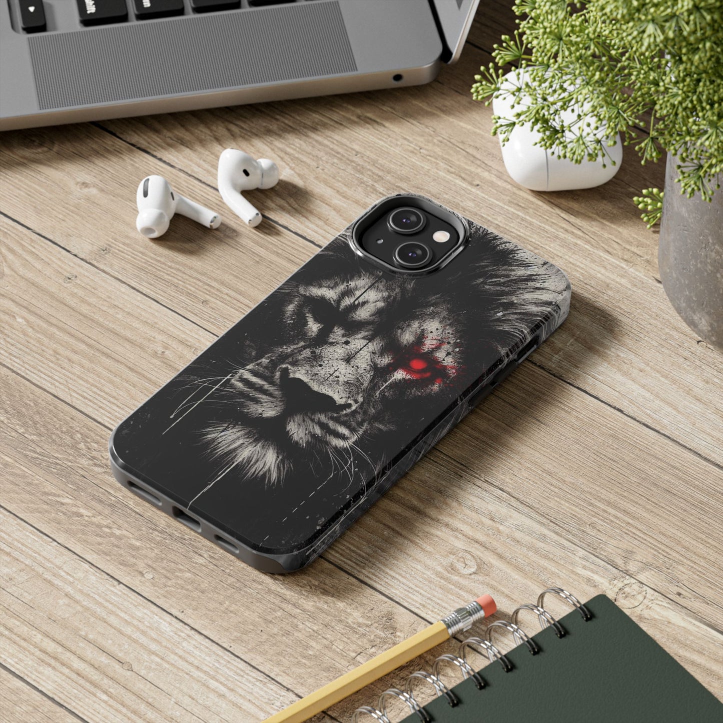 Bold And Dark Lion