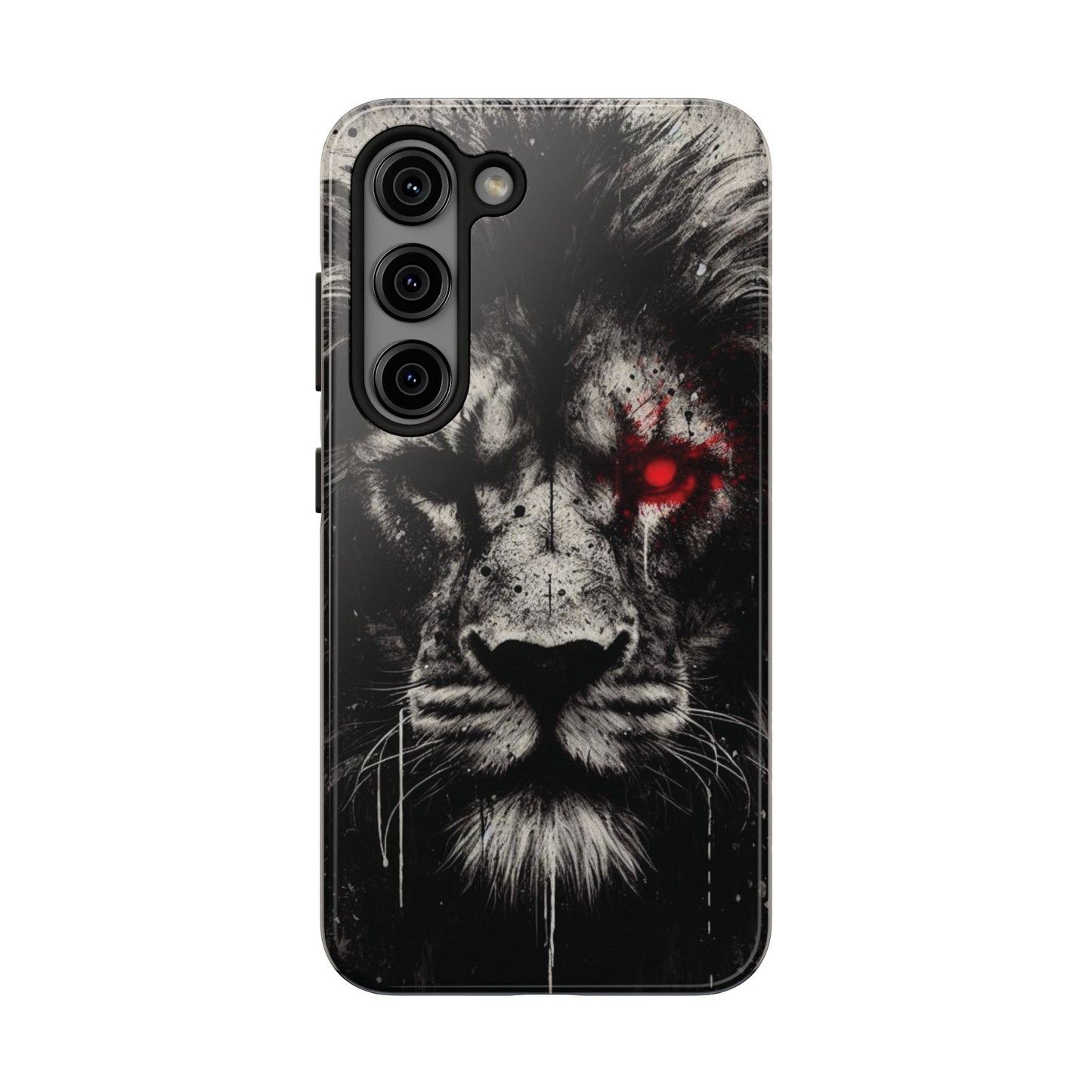 bold and dark attitude lion